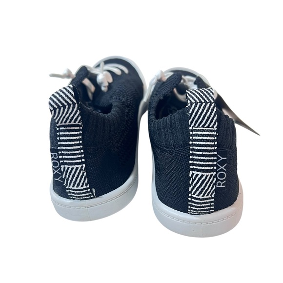 Roxy Bayshore Knit Slip On Shoes Sneakers Womens New Black - Picture 6 of 7